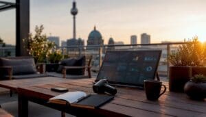 Modern insurance claims automation workspace